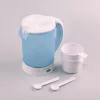 Chaleira elétrica Maestro MR010 0,6 l 600 W — Azul/Branco, indicador de nível de água, filtro anti-calcário