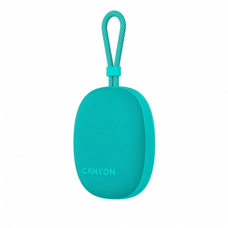 Canyon OnMove 12 - Altifalante Bluetooth v5.3 portátil - 5W - TWS - IPX7 - 12 horas - carregamento USB-C