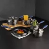 Conjunto de panelas Russell Hobbs RH01179EU, 5 peças, azul
