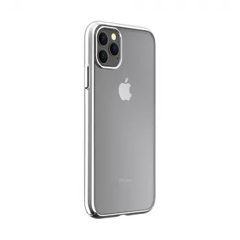 Capa de proteção rígida Devia Glimmer Serie para iPhone 11 Pro, prateado, policarbonato