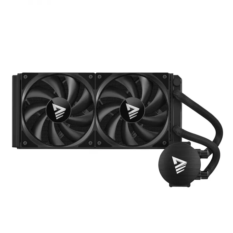 Kit de refrigeração líquida SAVIO NOX 240 mm – radiador de 240 mm, 2 ventoinhas de 120 mm, radiador de alumínio, base de cobre, compatível com LGA 2011/2011-v3/2066/1200/115x/775