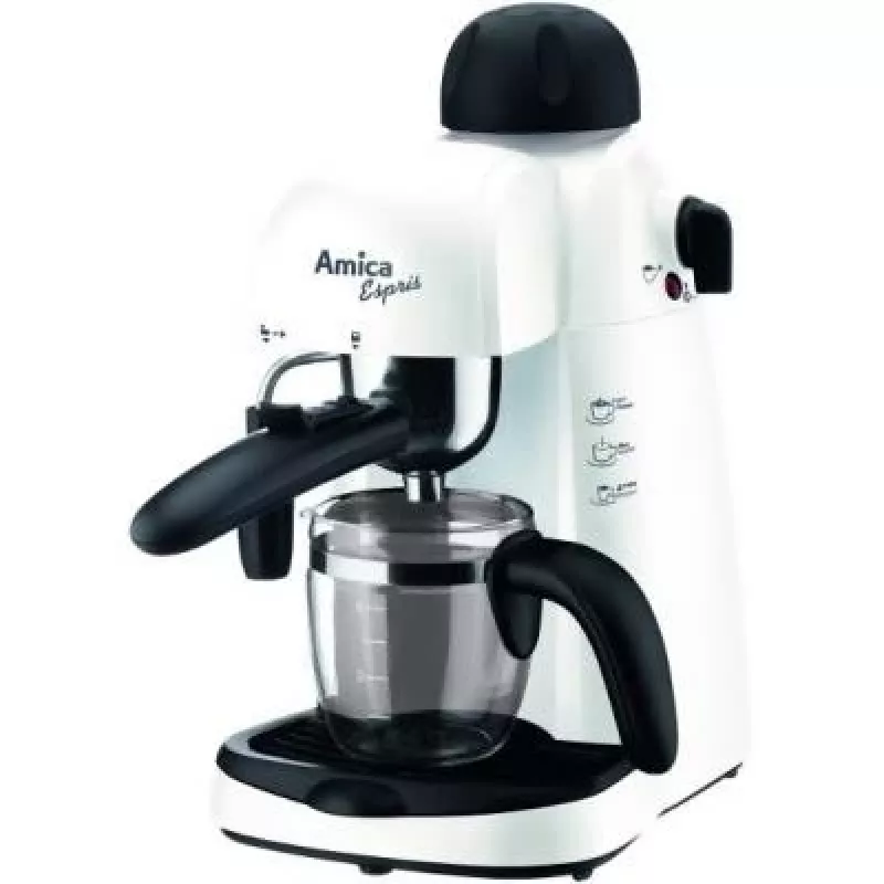 Máquina de café expresso branco-preto CD1011