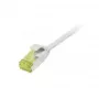 Cabo de rede RJ45, CAT6A 500 MHz, 0,5 m, cinzento, U/FTP, cabo redondo Slimline d=3,8 mm, TPE/LSZH (Superflex), AWG32, com cabo bruto Cat.7, Synergy 21 (S217302V3)