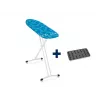 Tábua de passar Leifheit Air Board L Solid Shoulder 130 x 38 cm, altura ajustável 76–100 cm, bolsa, branco