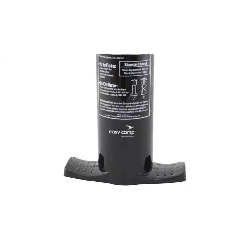 Bomba de ar Outwell Manual Air Pump Easy Camp Double Action 1,4 L (modelo 680280)