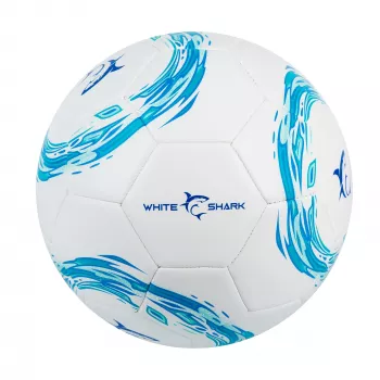 Bola de futebol White Shark TB-001 Dribbler 32 painéis tamanho 5