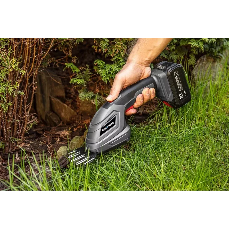 Corta-sebes elétrico GRAPHITE 58GE119, peso 1,09 kg, profundidade de corte 265 mm