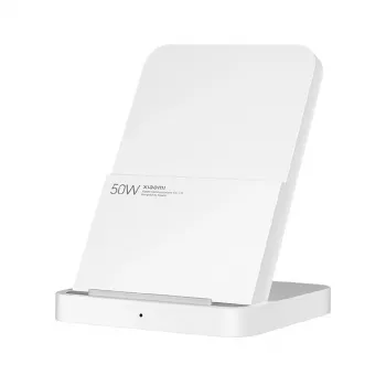 Carregador sem fios para smartphone Xiaomi BHR7560GL 50 W AC interior carregamento rápido branco