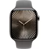 Apple Watch S10 Titânio natural bracelete desportiva cinzento-pedra M/L GPS + Cellular 46mm MWYA3QF/A 2024