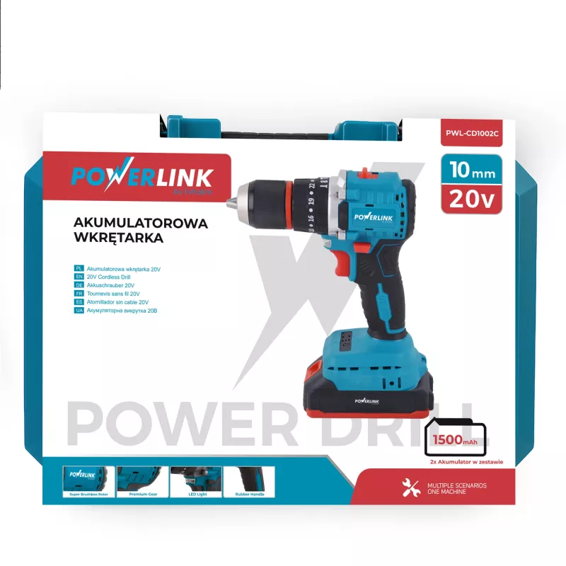 Berbequim aparafusador com bateria Extralink EX.25210