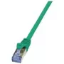 LogiLink PrimeLine CAT 6A S/FTP PiMF cabo de patch CQ3075S, 5 m, verde
