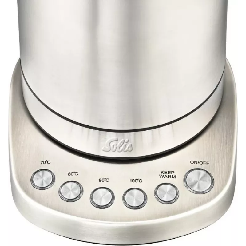 Chaleira elétrica Solis 1,7 L 2200 W aço inoxidável