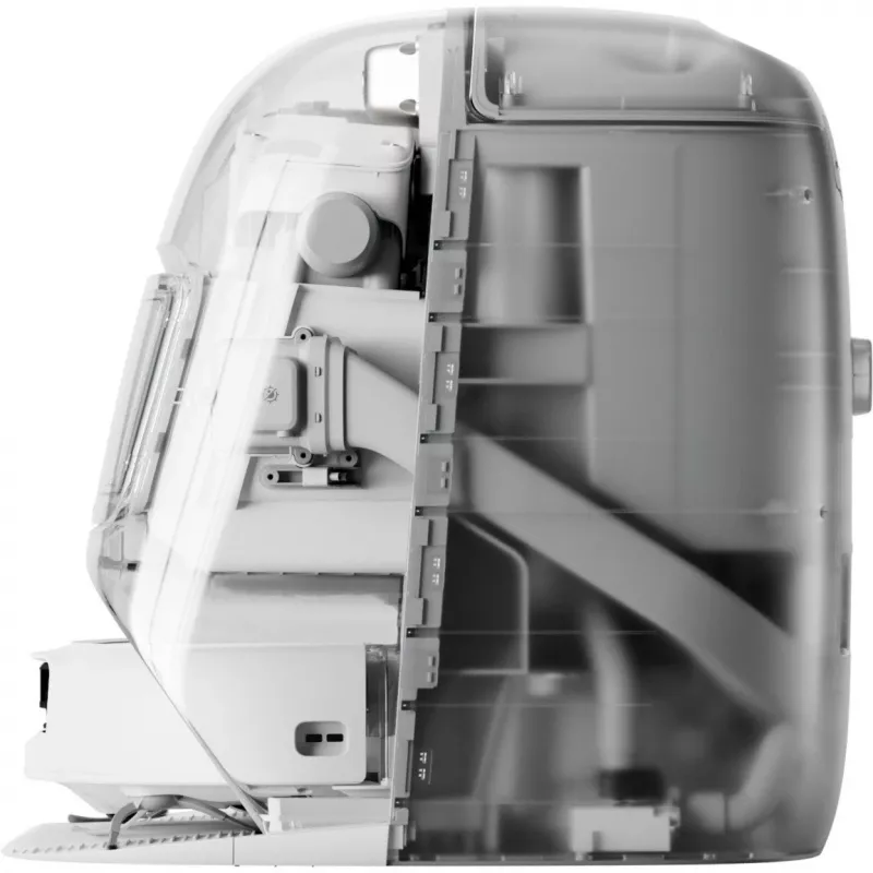 Robô aspirador com função de lavagem DJI ROMO P (versão com depósito de água) — cinzento/branco, 0,26 l de pó, 4 l de água limpa / 3,2 l de água suja, bateria de 5000 mAh