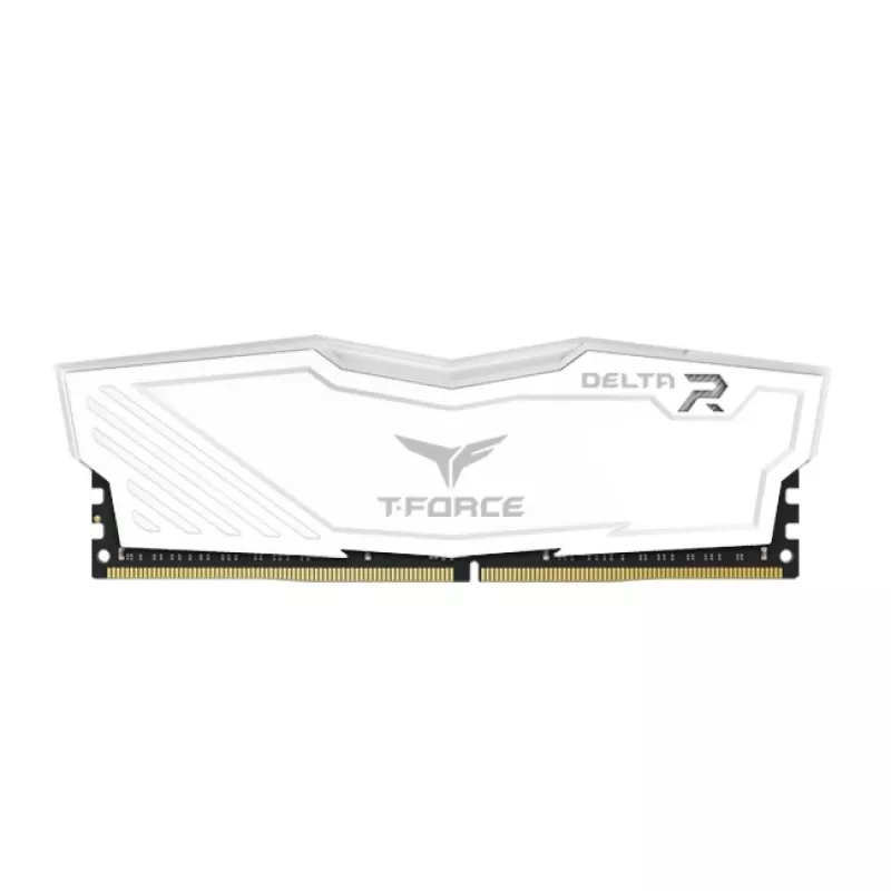 DIMM 16 GB DDR4-3600 (2x 8 GB) kit duplo, memória branca, TF4D416G3600HC18JDC01, Delta RGB, INTEL XMP