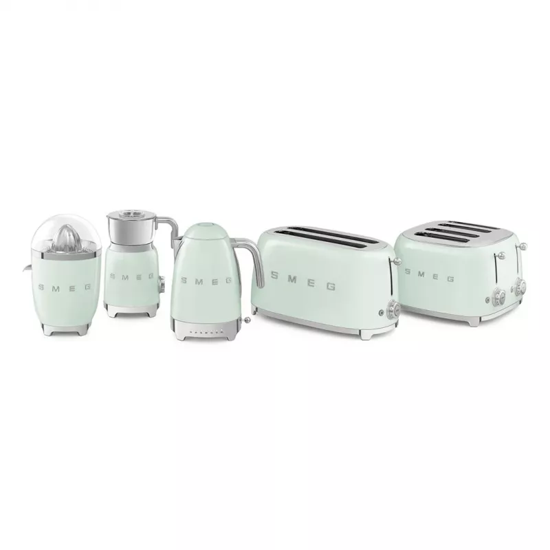 Torradeira SMEG (TSF03PGEU) verde-pastel