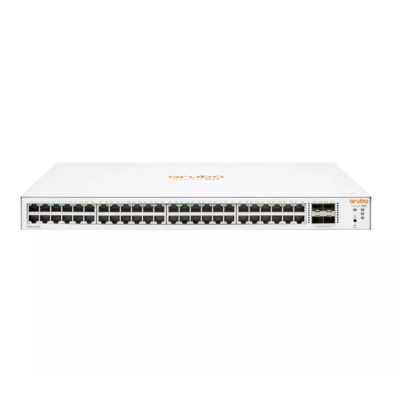 Comutador gerido HPE Aruba Networking Aruba Instant On 1830 48G 4SFP L2 Gigabit Ethernet (10/100/1000) 1U