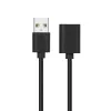 Cabo de extensão USB AM-AF 1,8 m preto