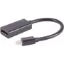 Adaptador shiverpeaks ®-BASIC-S--Mini DisplayPort 1.2, ficha Mini DisplayPort para conector fêmea DisplayPort, 4K, 0,2 m (BS10-01032)