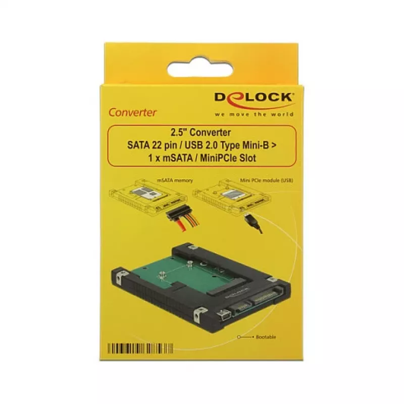 Adaptador interno SATA USB 2.0 DeLOCK 62853