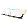 DIMM 16 GB DDR4-3600 (2x 8 GB) kit duplo, memória branca, TF4D416G3600HC18JDC01, Delta RGB, INTEL XMP