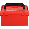 Caixa de ferramentas FISCHER L-BOXX FLB 238 vazia, vermelho/preto, caixa de armazenamento modular