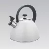 Maestro MR-1302-WG chaleira com apito para fogão, 2,5 l, branco