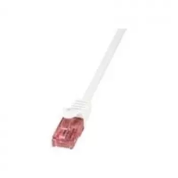 Cabo de rede LogiLink CAT6 UTP PIMF AWG 1 m branco (CQ2031U)