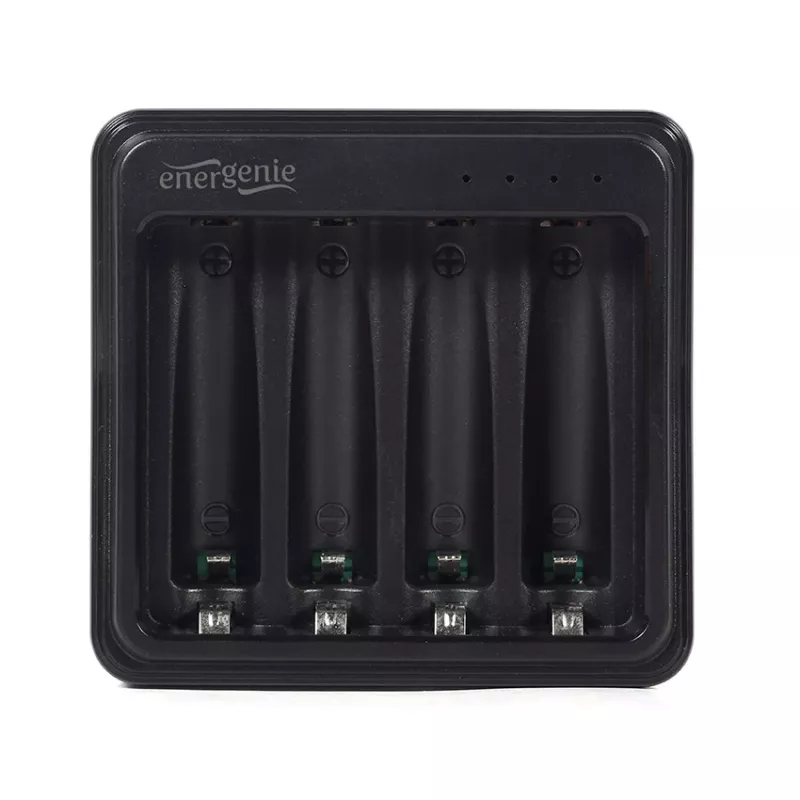 Carregador de pilhas Gembird BC-USB-03 compatível com USB AA AAA preto