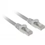 Cabo de rede Sharkoon Patch SFTP RJ-45 Cat.7a 10 m cinzento