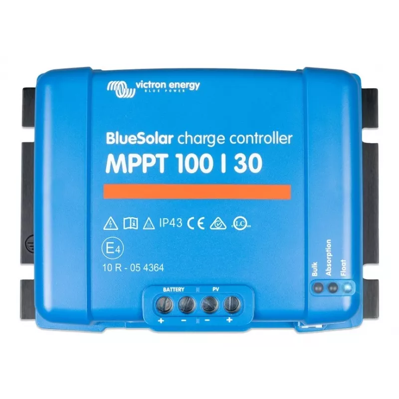 Controlador de carga solar MPPT Victron Energy BlueSolar 100/30 – 30 A, 100 V máx. PV