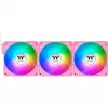 Ventoinhas de caixa Thermaltake CT120 EX ARGB 120mm rosa pack de 3
