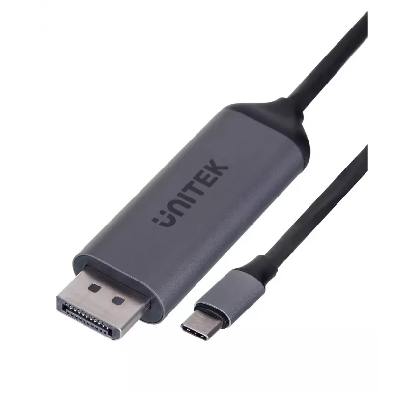 Adaptador UNITEK USB-C, DISPLAYPORT 1.4, 8K@60HZ, 1,8M, V1423C