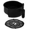 Fritadeira de ar quente Adler AD 6312 — 2,5 L, 1600 W, preta, 80–200 °C, temporizador de 60 minutos