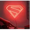 Luz néon LED de parede Paladone Superman PP14478SMTVN, placa decorativa de parede