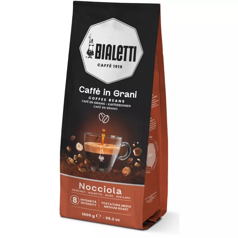 Grãos de café com avelã Bialetti Esperto Grani 1 kg
