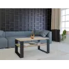 Mesa de centro / Mesa lateral / Mesa de canto Topeshop MODERN 1P SON CZ, mesa de centro de forma retangular, 2 pernas