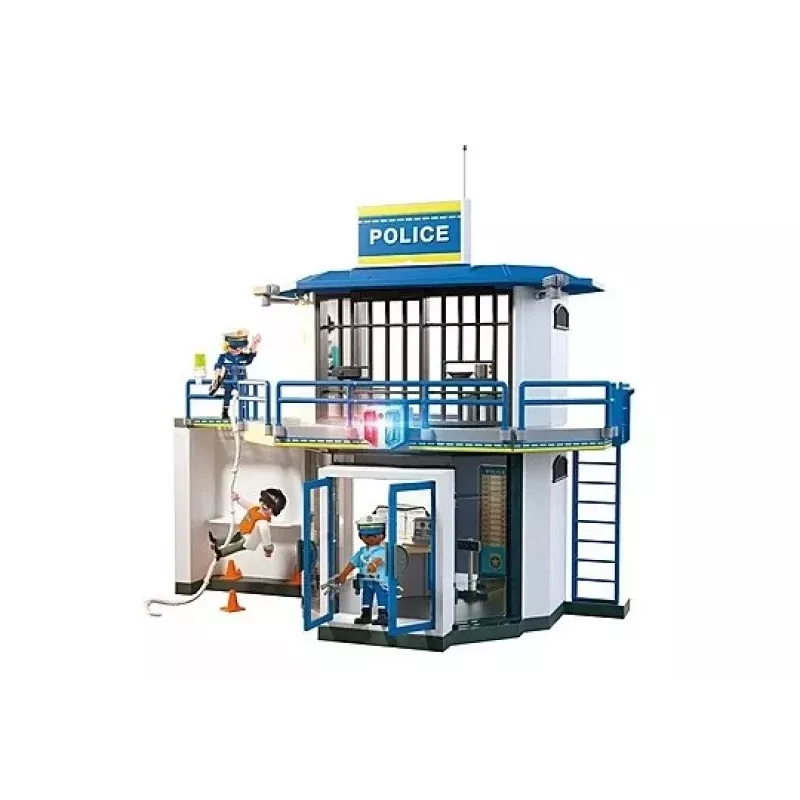 Playmobil Action Heroes 71874 Esquadra de polícia com sala de interrogatório
