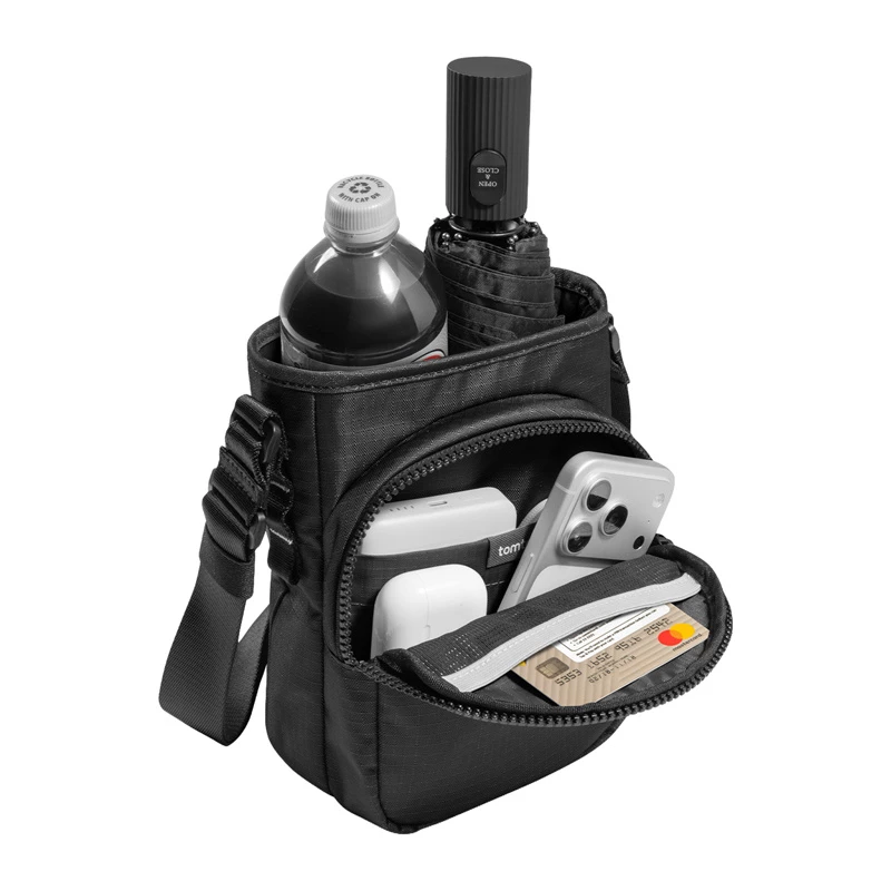 Bolsa de transporte tipo sling Tomtoc G50 Switch 2 JoyCarry Sling — preto
