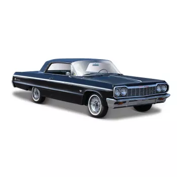 Modelo compósito Chevrolet Impala 1964 1/24 azul