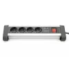 Régua de tomadas Digitus DA-70614 com 2 portas USB