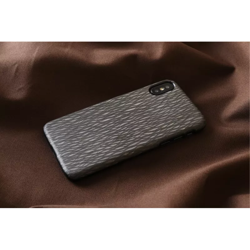 Capa para telemóvel man and wood para iPhone X/XS — capa Carbalho preta
