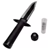Cinema Classic Rambo I CC-H1 faca grande com bainha de couro, 360 mm, preta