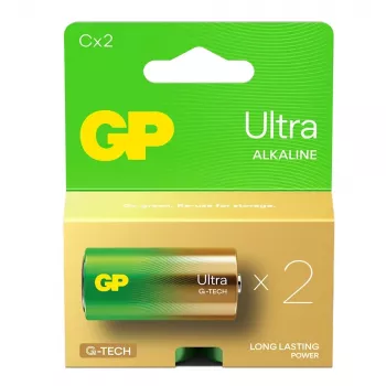 Pilhas alcalinas LR14 /C GP Ultra 2 unid.