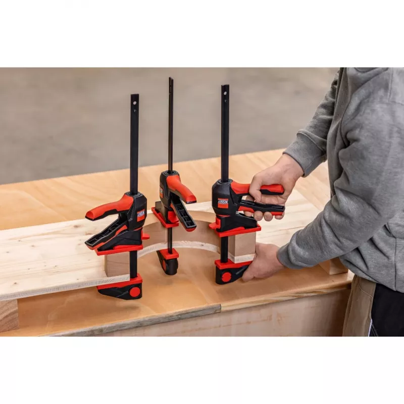 Sargento de aperto rápido Bessey EZ360-15 com punho rotativo 150 mm alcance 80 mm