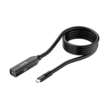 Cabo de extensão Unitek U1335ABK01 USB-C macho para fêmea, 10 Gbit/s, 5 m, preto