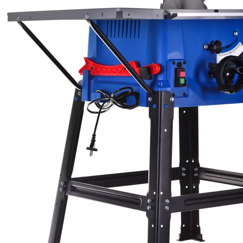 Serra de mesa Scheppach HS100S Special Edition — 2000 W, lâmina de 250 mm, profundidade de corte 85 mm, esquadria 0–45°, base rebatível