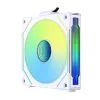 Ventoinha Lian Li UNI FAN SL-INF Wireless ARGB PWM 120mm — branco, sistema de ventoinhas modular magnético