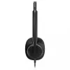 Auscultador USB monaural com fios HP Poly Mission 415 — leve com 99 g, design de uma orelha