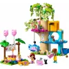 Brinquedo de construção LEGO Friends 42666 conjunto de brincar casa na árvore da festa de aniversário dos gatos, 321 peças, 6+ anos, 180×160×100 mm