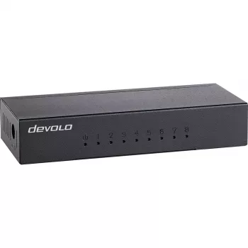 Switch Ethernet Devolo 8 portas 8x Gigabit Ethernet